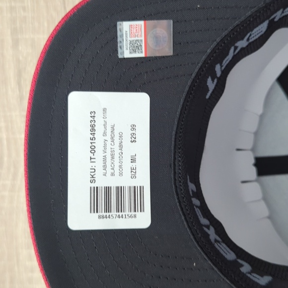 Top of the World Black/Crimson Alabama Crimson Tide Two-Tone Reflex Hybrid- M/L - Picture 8 of 9